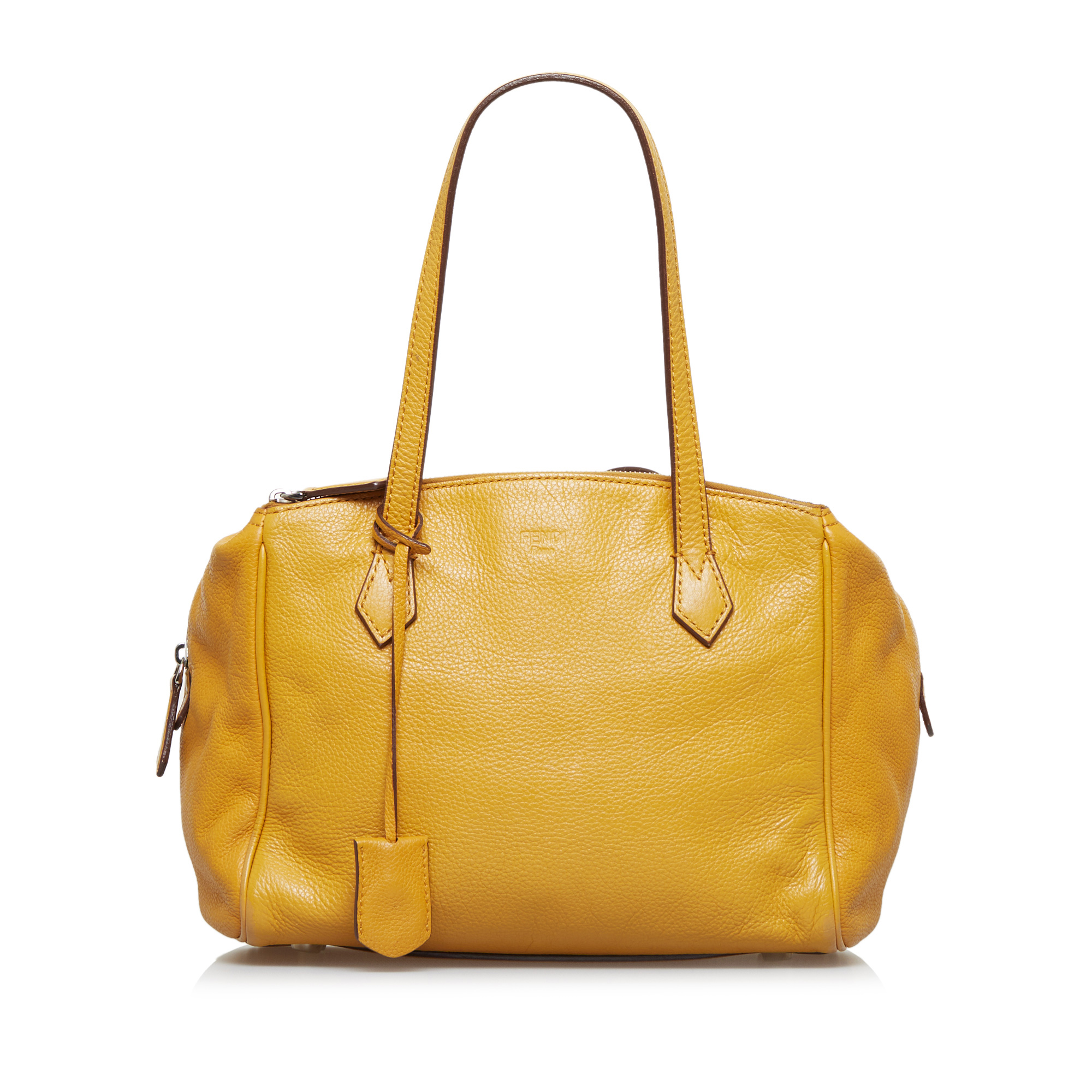 Pre-Loved Fendi Leather Shoulder Bag